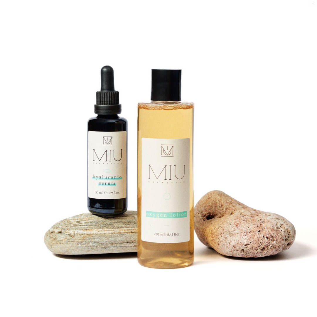 Miu cosmetics Anti Edad Skin Green: pack serum y tónico exfoliante | Miu Cosmetics