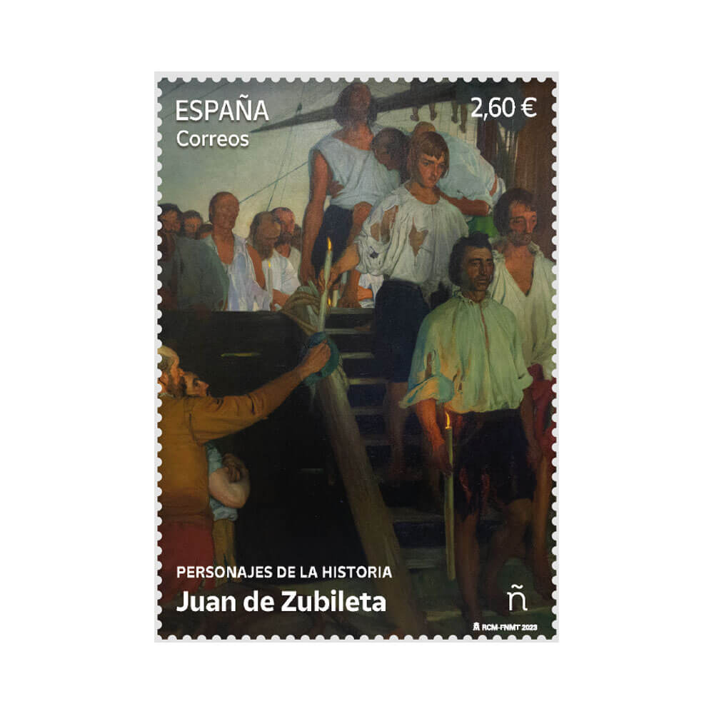 Sello Juan de Zubileta Correos