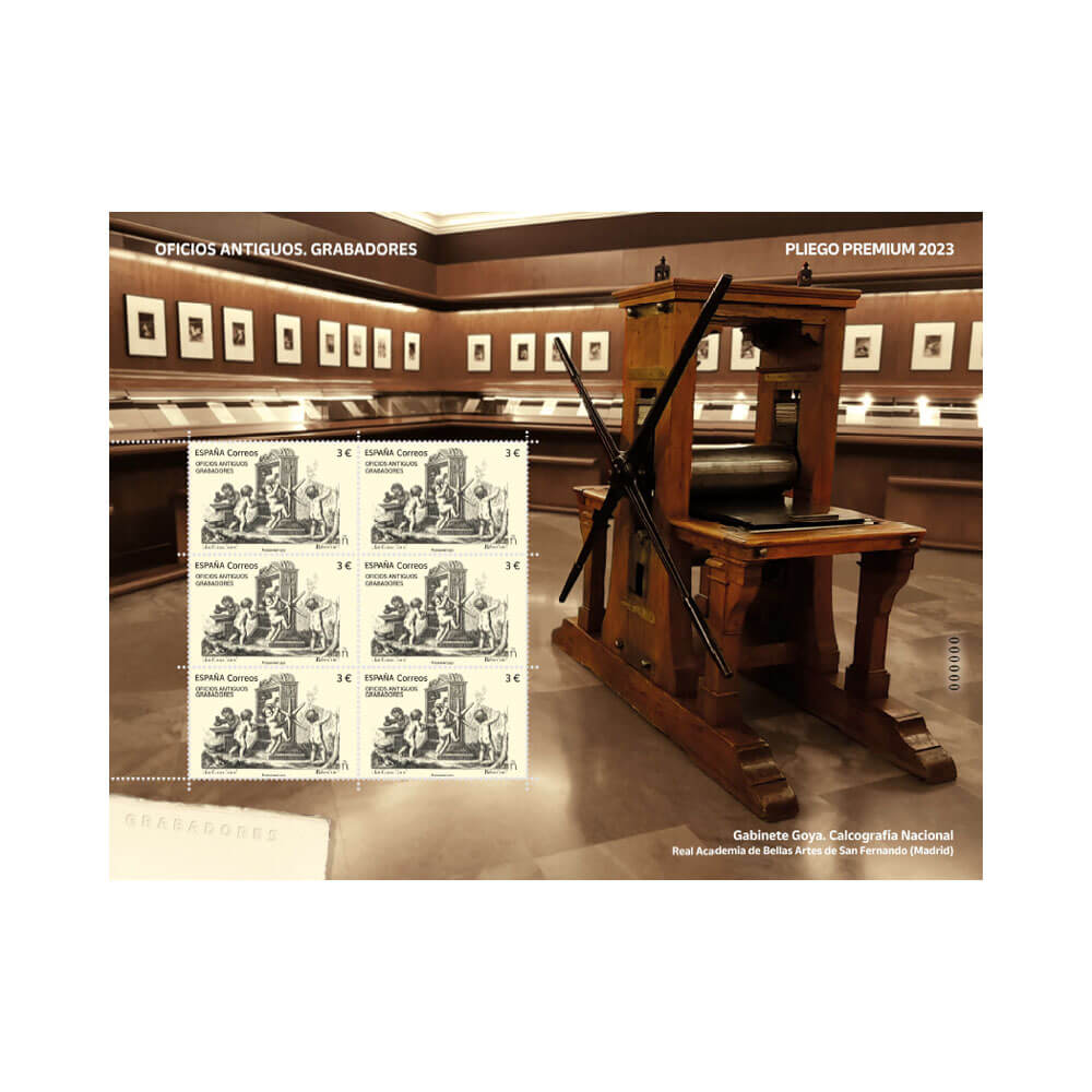 Pliego premium Grabadores Correos