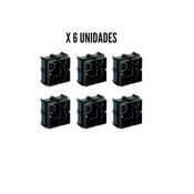 miniatura Pack 6 unidades de cajas de empotrar eléctricas