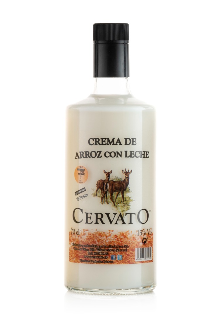 Aguardientes CervatO Crema de Arroz con Leche 70CL
