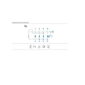 miniatura nterruptor Diferencial 4P 40A 300MA