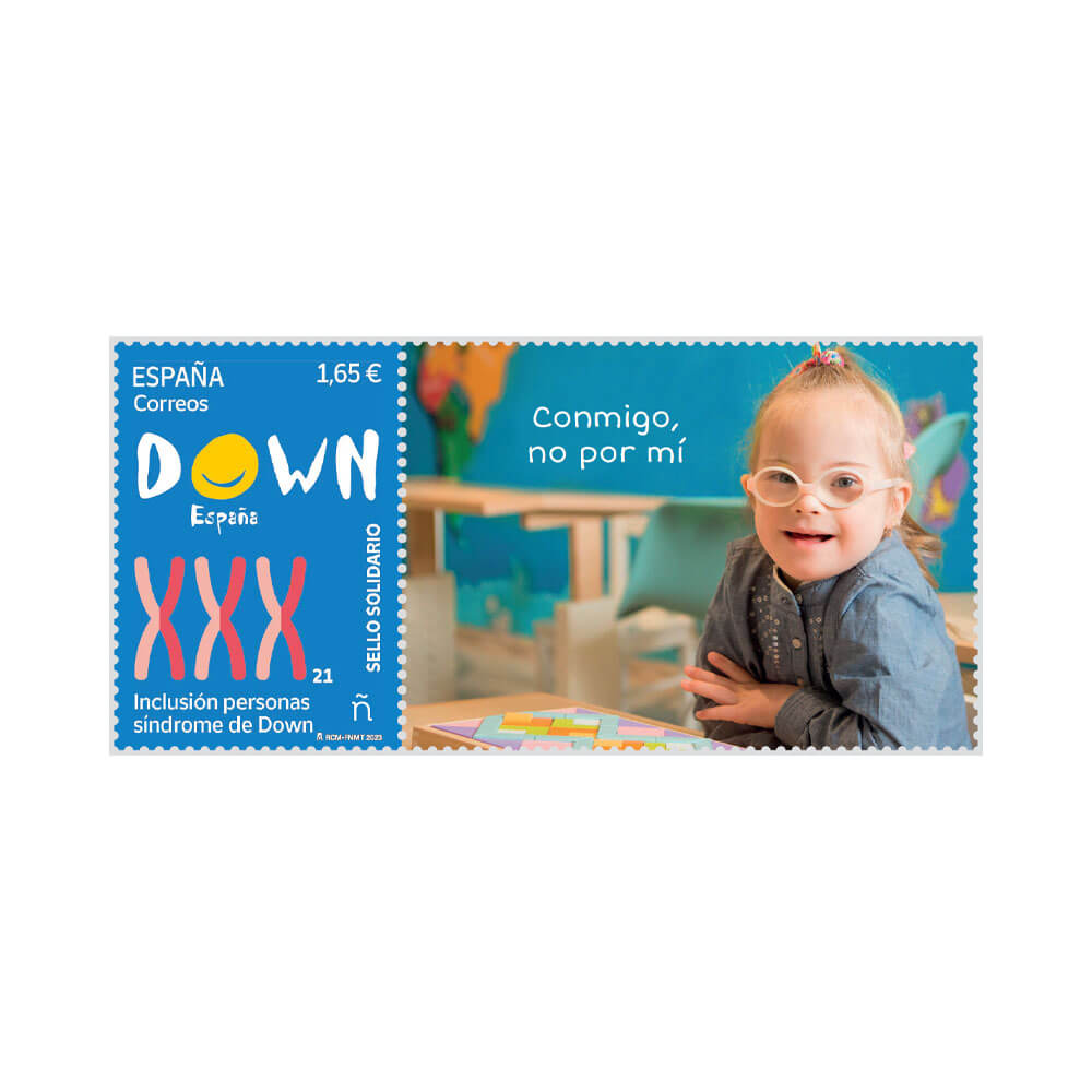 Sello Inclusión personas Síndrome de Down Correos