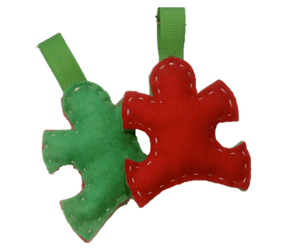 AIS Ayuda a la Infancia Sin Recursos Llavero solidario logo AIS muñeco rojo y verde 1ud