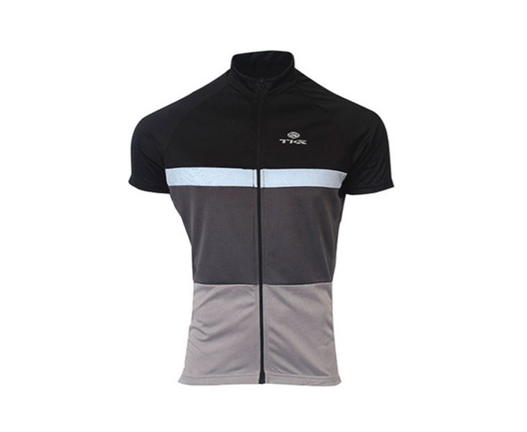 Maillot TKX Manga corta negro y blanco - Talla S-M