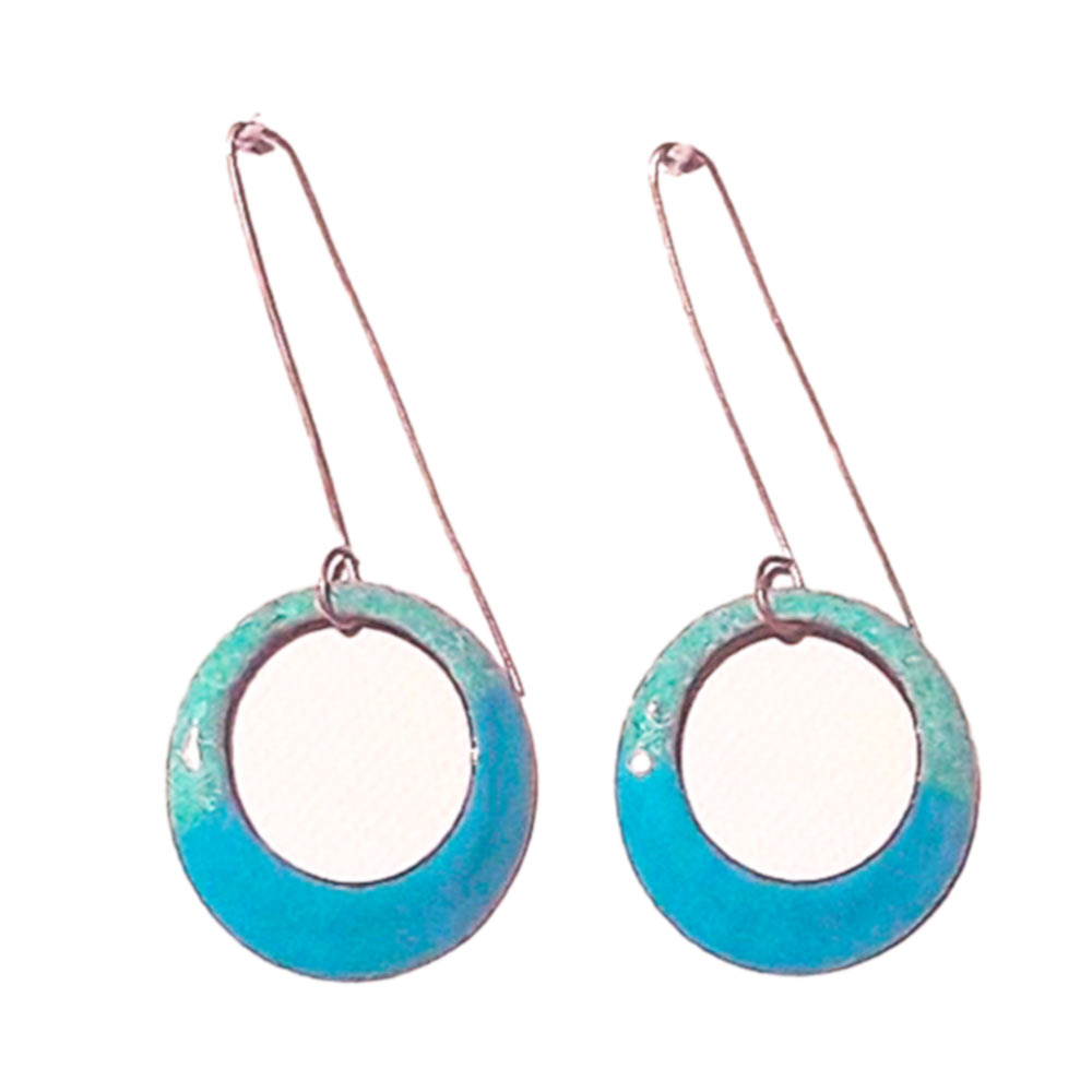 Pendientes esmaltados al Fuego