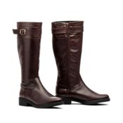 miniatura Botas Mujer Piel Cuero Marrón