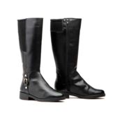 miniatura Botas Mujer Piel Negro Elásticos