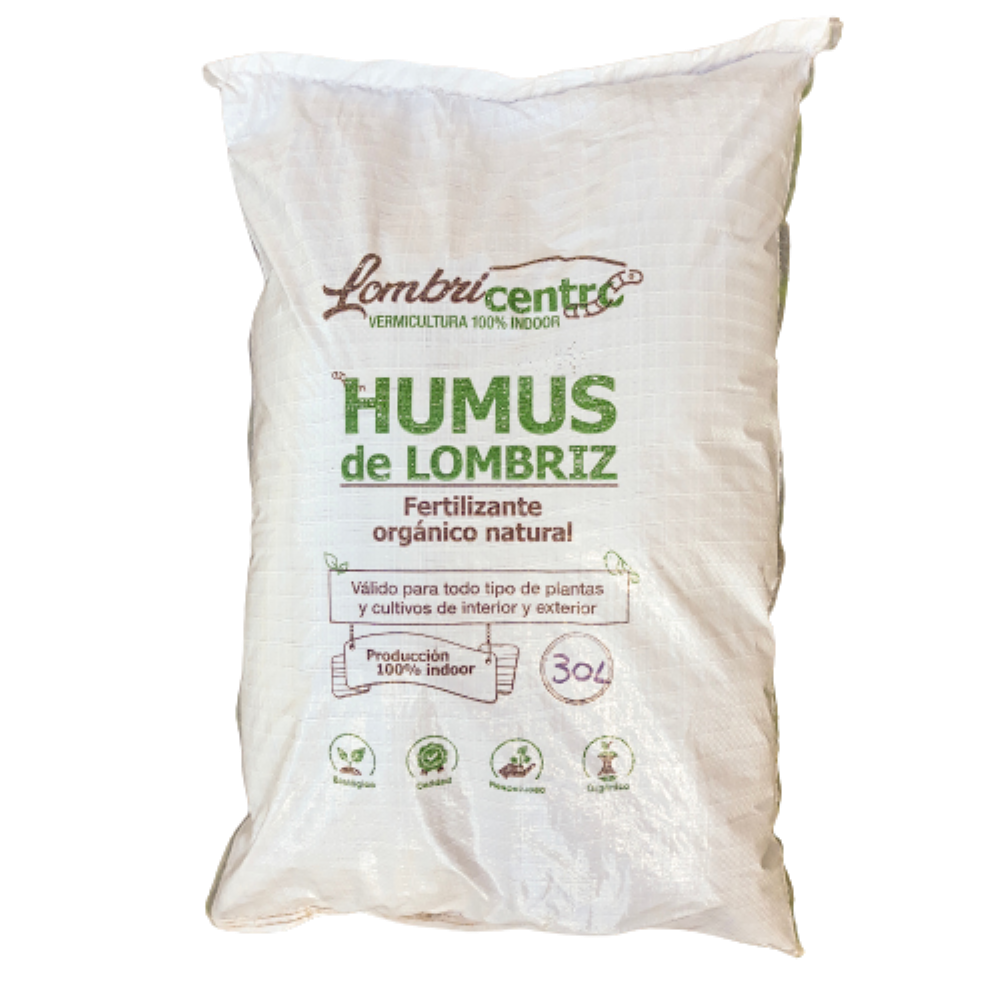 Humus de lombriz 30 litros (15kg)