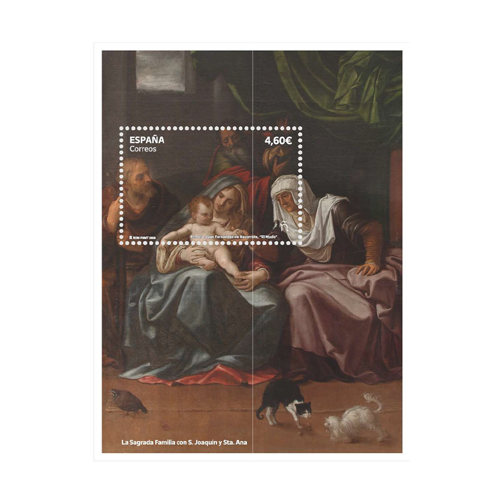 Sagrada familia - cuadro de Juan Fernández de Navarrete