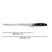miniatura Cuchillo Arcos Manhattan jamonero 25 cm medidas