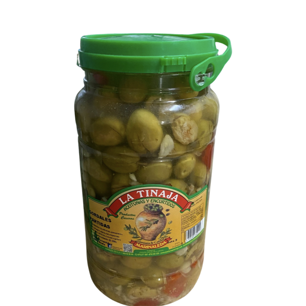 Delicias de Andalucía: Aceitunas Gordales Partidas