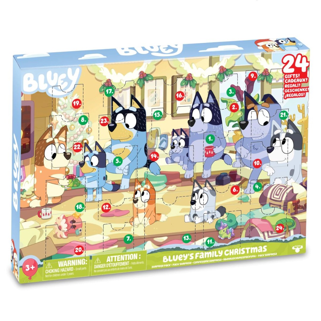 Bluey - Calendario de Adviento de Famosa