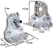 miniatura Juego Soportes para toldos de fundición de Aluminio