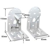 miniatura Juego Soportes para toldos de Chapa