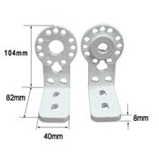 miniatura Juego de soportes estrechos para toldo