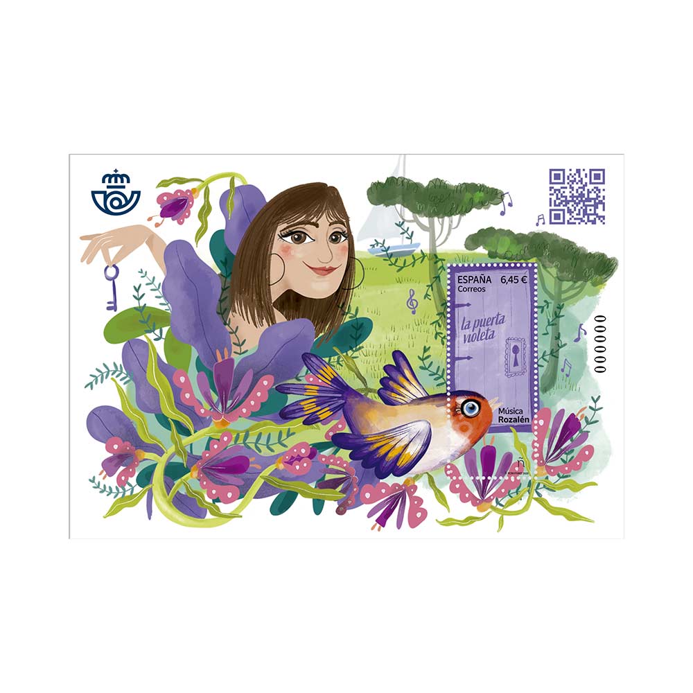 sello Rozalén - La puerta violeta