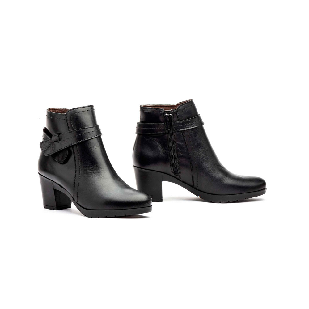 Botín Mujer Piel Tacón