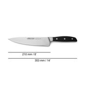 miniatura Cuchillo Arcos Manhattan cocinero 21 cm medidas