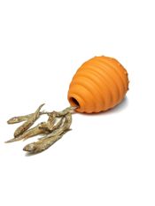 miniatura Mystery Egg Juguete Portagolosinas de Goma Natural para Perros