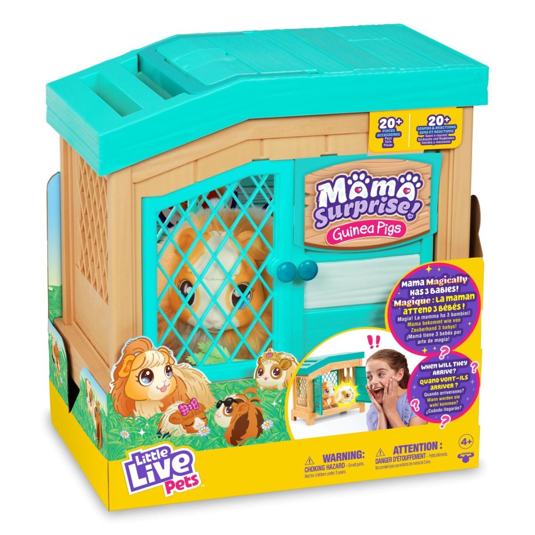 Little Live Pets - Mama Surprise Playset - Cobaya Interactiva