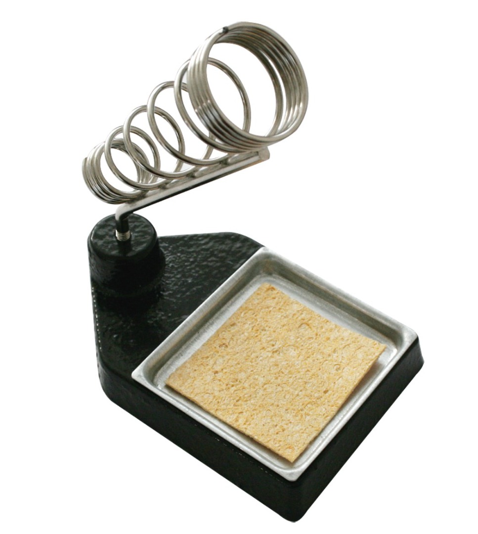 Edh Soporte de soldador estaño con esponja antitérmica