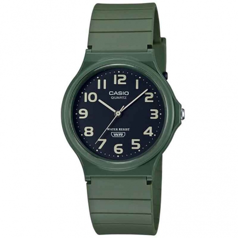 Casio  Mq-24uc-3bdf Reloj de Pulsera Analógico para Unisex Verde