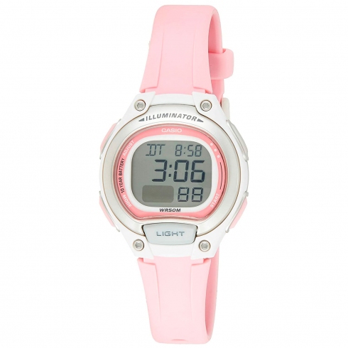 Casio Collection Lw-203-4avef Reloj de Pulsera Digital para Mujer Rosa