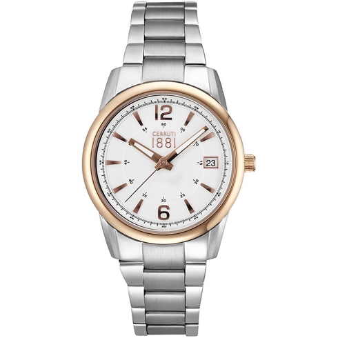 Cerruti 1881 Ravello Crm103str04ms Reloj de Pulsera Analógico para Mujer P