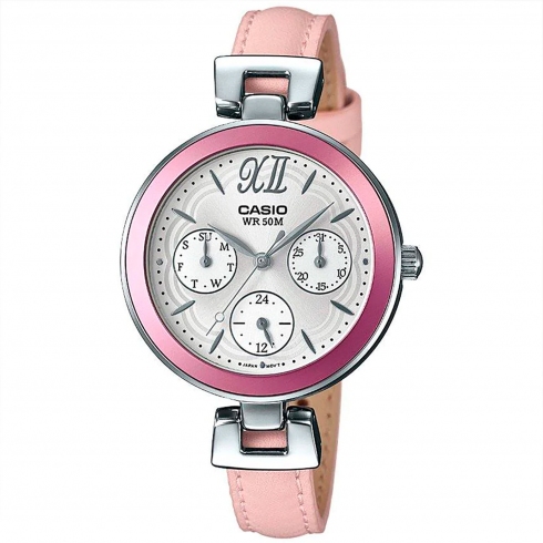 Casio Ltp-e407l-4avdf Reloj de Pulsera Analógico para Mujer Rosa