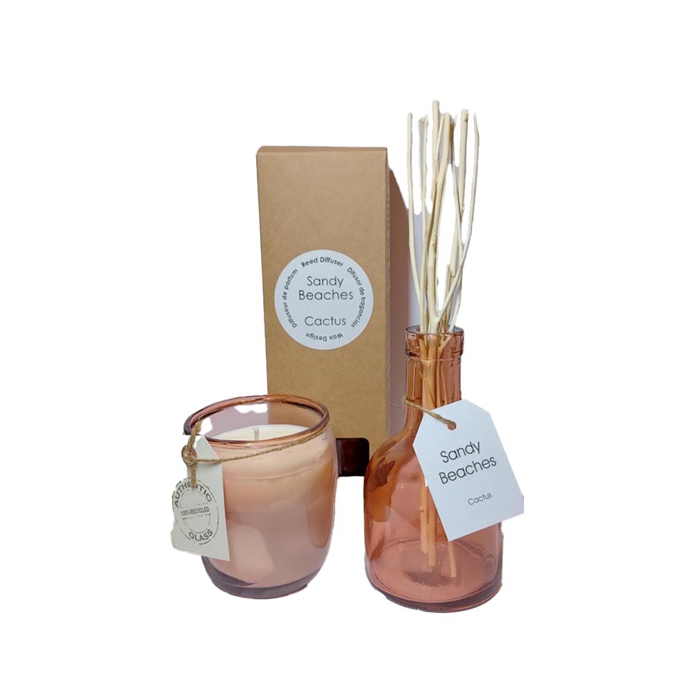 Velaverum Deco Pack Vela + Mikado Aroma Cactus