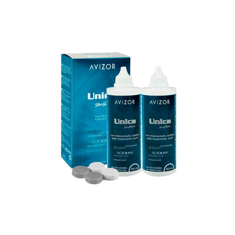Avizor Unica Sensitive Líquido Lentillas pack 2 x 350ml