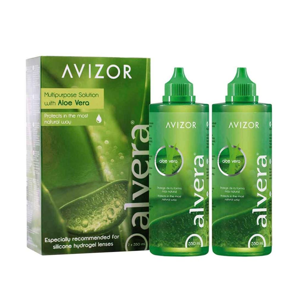 Avizor Alvera Líquido Lentillas pack 2 x 350ml