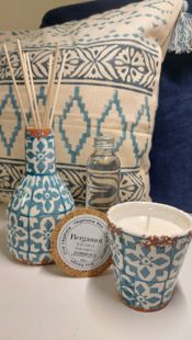 miniatura Pack vela + mikado aroma Bergamota