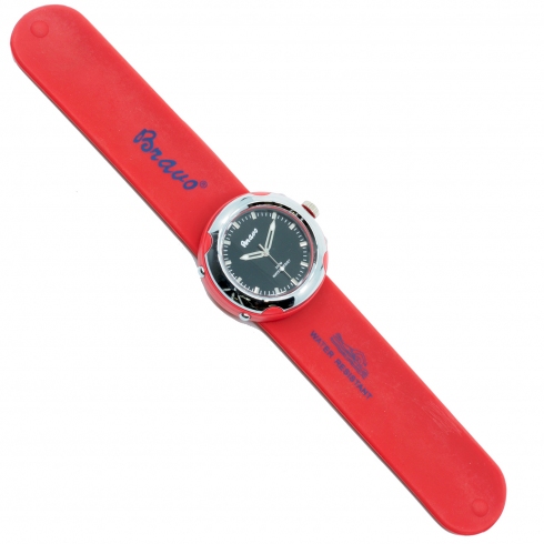 WITHOUT BRAND Reloj Bravo-rojo Slap Watch 30m Correa Roja