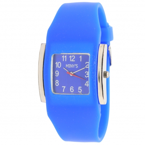 WITHOUT BRAND Reloj Miny S-181 Reloj Para Mujer Silicona Azul