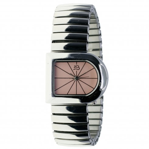 Blumar Reloj Analógico De Señora Antialérgico - Acero Correa Color Rosa