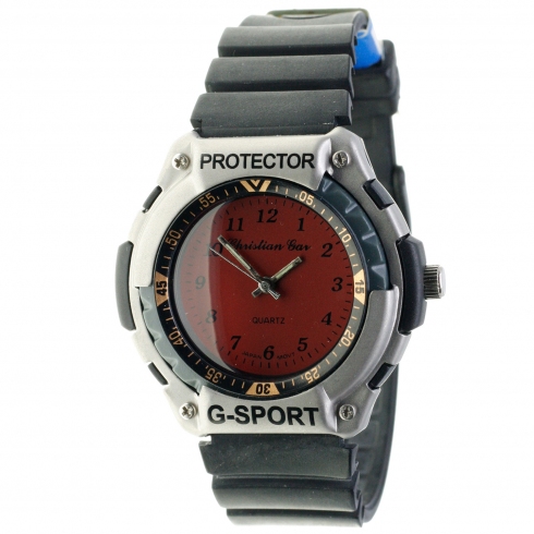 Christian Gar Reloj Christian Gar Mod. 104 Movimiento Miyota Cuarzo Esfera Roja