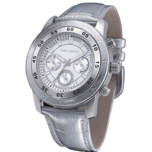 Time Force Reloj Time Force Tf4005l15 Mujer Crono Acero 50m