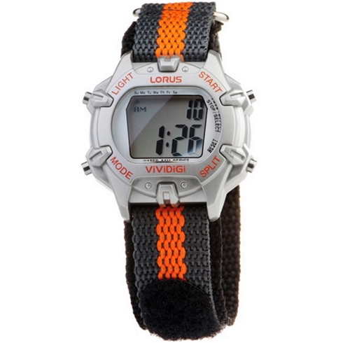 Lorus Lorus Vividigi Rbz-009-l9 Reloj De Pulsera Digital Para Hombre Color Naranja