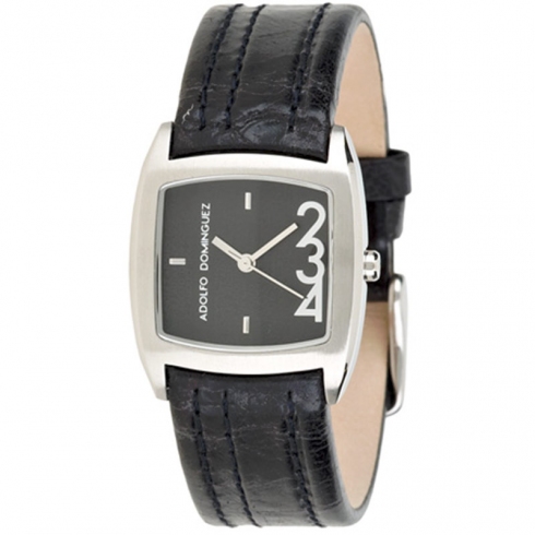 Adolfo Dominguez Adolfo Dominguez  Ad39001 Reloj De Pulsera Analógico Para Mujer Color Negro