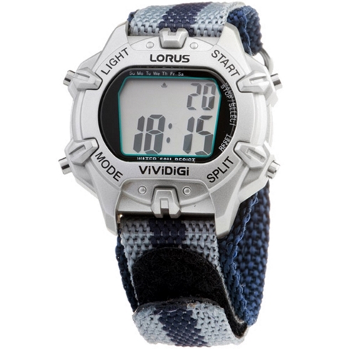 Lorus Lorus Vividigi Rbz-017-l9 Reloj De Pulsera Digital Para Hombre Color Azul