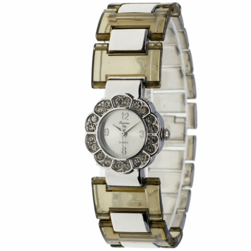 Christian Gar Christian Gar Cg-88555 Reloj Analógico Para Mujer Caja De Metal Esfera Color Pla