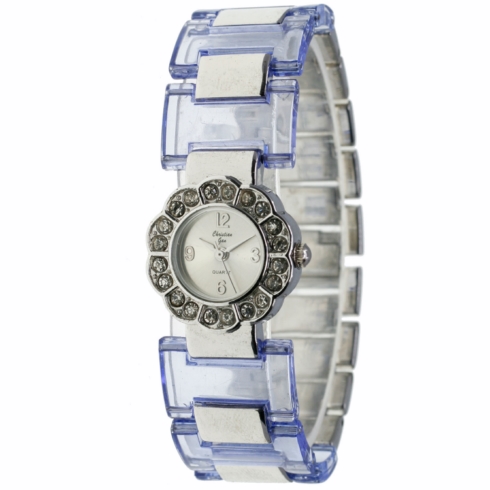 Christian Gar Christian Gar Cg-88555 Reloj Analógico Para Mujer Caja De Metal Esfera Color Pla