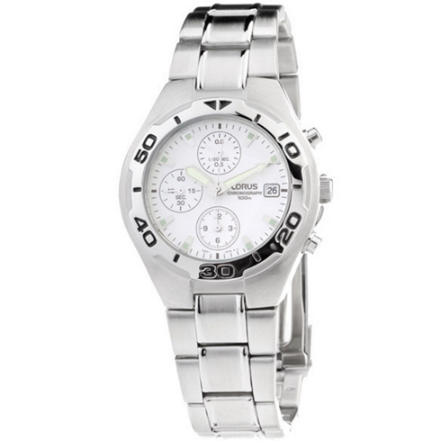Lorus Lorus Chronograph Rf-815-ax-9 Reloj De Pulsera Analógico Para Hombre Color Plate