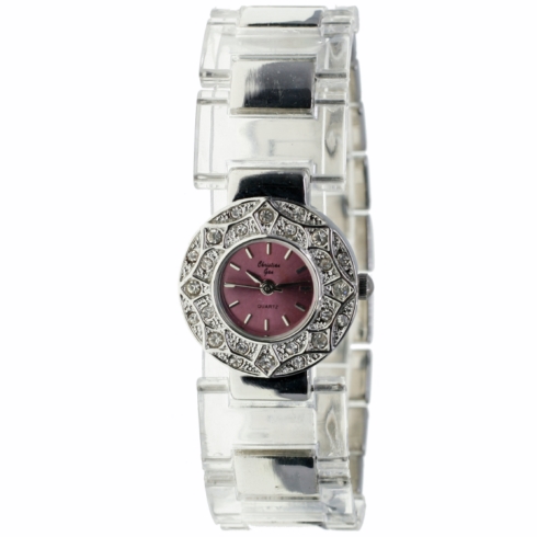 Christian Gar Christian Gar Cg-88552 Reloj Analógico Para Mujer Caja De Metal Esfera Color Mor