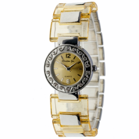 Christian Gar Christian Gar Cg-88557-2 Reloj Analógico Para Mujer Caja De Metal Esfera Color G
