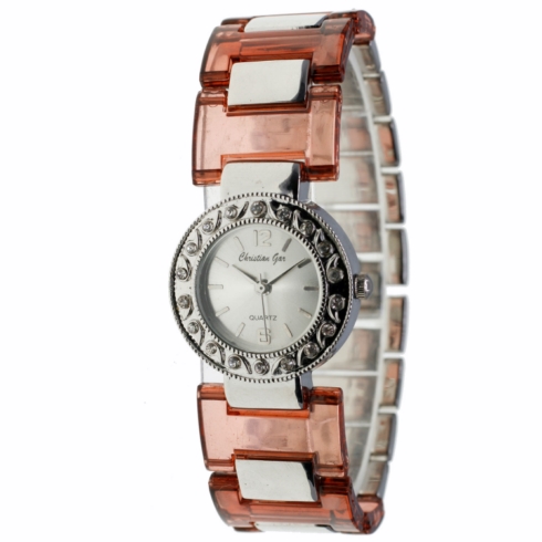 Christian Gar Christian Gar Cg-88557-4 Reloj Analógico Para Mujer Caja De Metal Esfera Color P
