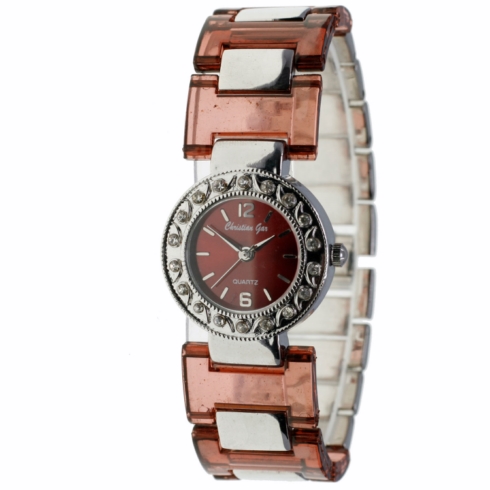 Christian Gar Christian Gar Cg-88557-6 Reloj Analógico Para Mujer Caja De Metal Esfera Color R