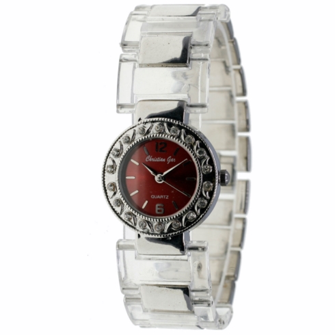 Christian Gar Christian Gar Cg-88557-8 Reloj Analógico Para Mujer Caja De Metal Esfera Color R